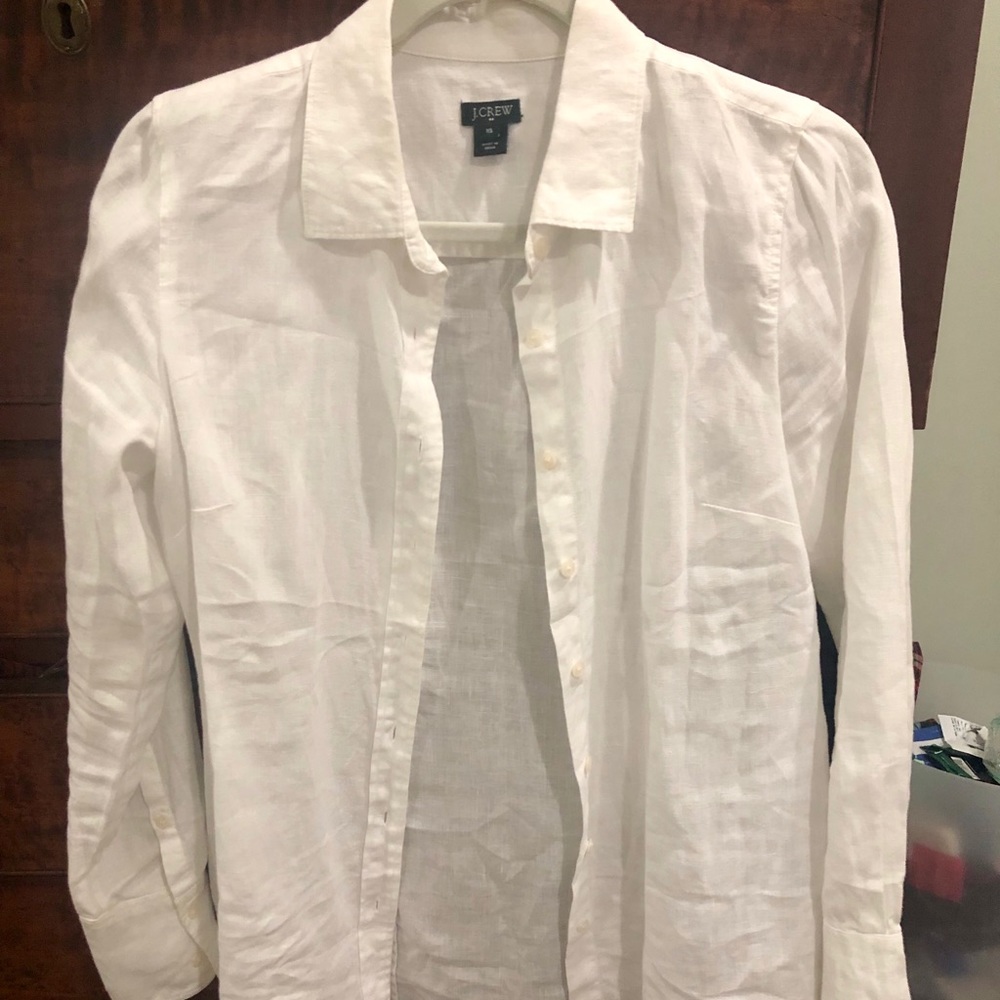 Jcrew linen button down